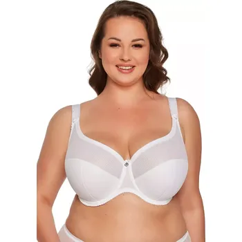 Dámské oblečení Dámská podprsenka 1058 Sonia white plus - GAIA Bílá 75/L
