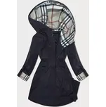 Tmavě modrá bunda parka s ozdobnou podšívkou BH Forever (BH-2401BIG) odstíny modré 52