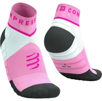 Pánská móda Běžecké ponožky Compressport ULTRA TRAIL SOCKS T3 Růžová, Černá, Bílá