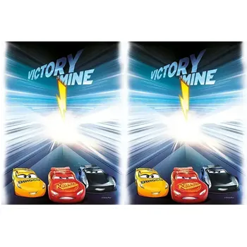 Jednorázový ubrus Plastový ubrus Auta 120 x 180 cm