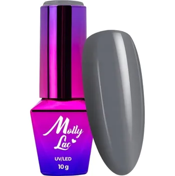 Lak na nehty Hybridní lak na nehty MOLLYLAC 10g Pure Nature Silence Č.100
