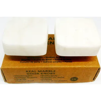 Nábytkové kování Nábytková úchytka knopka bílá matná 4 x 4 x 1,3 cm