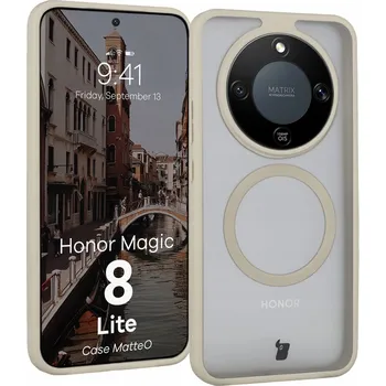 Pouzdro na mobilní telefon Zadní Kryt Bizon pro Honor Magic8 Lite béžová
