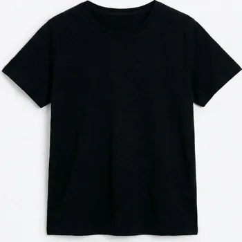 Dámské oblečení Sinsay - Bavlněné tričko Basic - černá - 503EU-99X - 503EU-99X-L-3