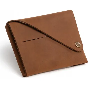 Peněženka Brødrene pánská kožená peněženka hnědá - muž