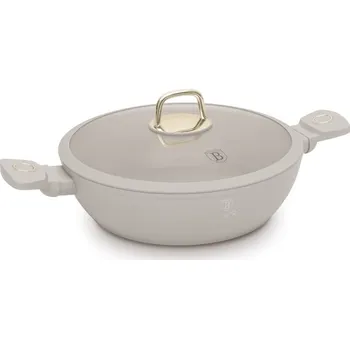 Pánev BERLINGERHAUS Pánev s titanovým povrchem a poklicí 28 cm Sahara Collection BH-8068