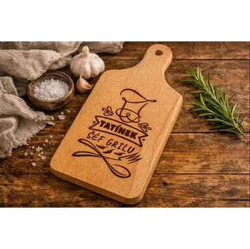 Kuchyňské prkénko Dary dřeva Dřevěné kuchyňské prkénko jako dárek Velikost: Malé 11x27
