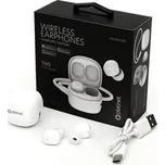 PLATINET TWS EARBUDS BT V5.3 + CHARGING CASE 180mAh MIDNIGHT WHITE PM1001W