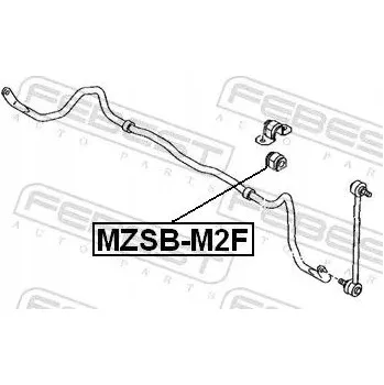 Stabilizátor nápravy Febest MZSB-M2F Odpružení , stabilizátor