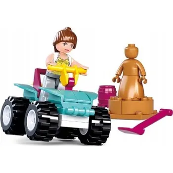 Stavebnice Sluban Sluban Girls Dream Holidays M38-B0599 Plážová čtyřkolka