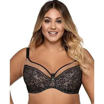 Dámské spodní prádlo Ava podprsenka nevyztužená černá velikost 65F