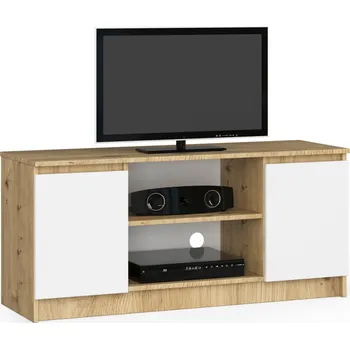 Televizní stolek TV stolek Tonon 120 cm dub artisan/bílý