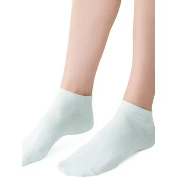 Pánské ponožky Hladké dámské ponožky 052 SVĚTLE ZELENÁ MELANŽ 35-37