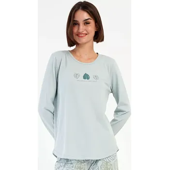 Pánská móda Dámské pyžamo dlouhé Sofie světle zelená XXL