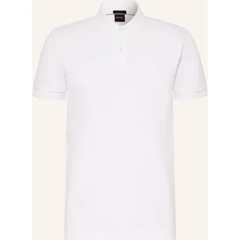 Pánské oblečení Boss Pánská Piqué Polokošile Pio, bílá, XXL