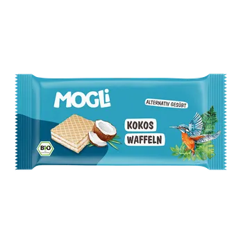 Cukrovinka MOGLi BIO kokosové oplatky 15 g