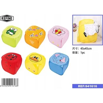 Úložný box Barevný Úložný Box na Hračky pro Děti 45x45 cm