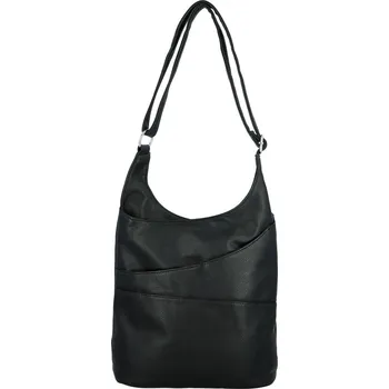 Kabelka Moderní dámská koženková crossbody kabelka Sylvie, černá