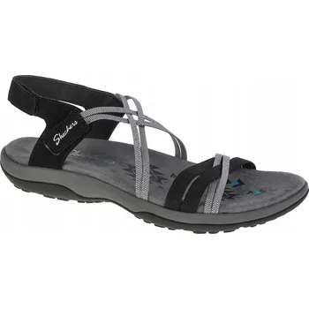 Dámské sandále Dámské sandály Skechers černé na suchý zip, velikost 41