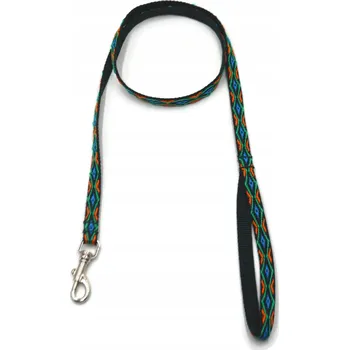 Vodítko pro psa Stylové tradiční vodítko pro malé a střední psy 15mm/130cm Vzor Kosočtverec