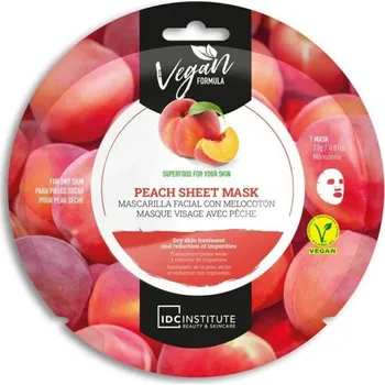 Pleťová maska IDC Institute - Pleťová maska vegan s broskvovým extraktem