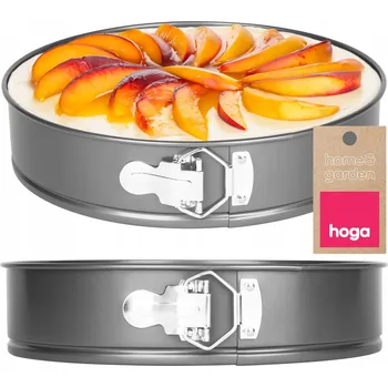 Forma na pečení Kulatá forma na pečení dortů, plech FORMA NA DORT 28cm s nepřilnavým povrchem, šedá