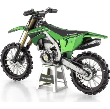 RC vybavení Metal Earth Luxusní ocelová stavebnice Kawasaki KX450 + DÁREK