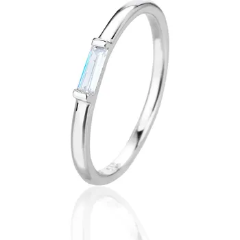 Prsten Bealio BEALIO 14236 Stříbrný prsten OBDÉLNÍK solitér Velikost prstenu: 61 03-14236-3945