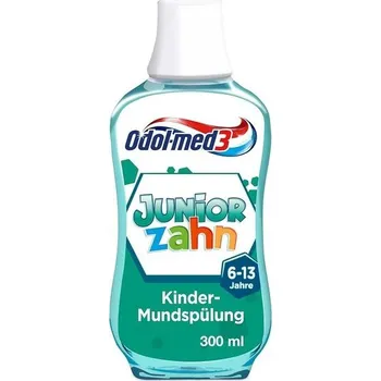 Ústní voda Odol-med3 Junior Tooth Mouthwash, 300 ml, chrání dásně a má antibakteriální účinky, ústní voda pro