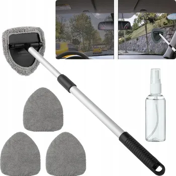 Vysavač na okno STĚRKA na okna s MIKROVLÁKNEM, nastavitelné provedení 34-50 cm