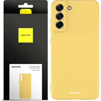 Pouzdro na mobilní telefon Zadní Kryt Spacecase pro Samsung Galaxy S21 FE žlutý