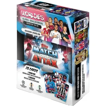 Sběratelská karetní hra 2025/26 Topps Match Attax UEFA Champions League Global Goalscorers Booster Tin 2
