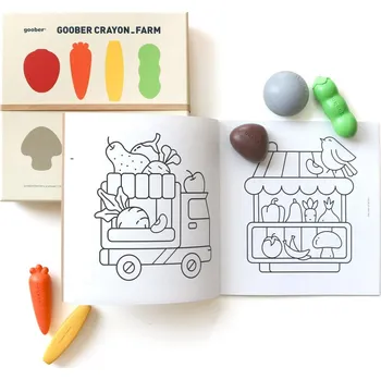 Kresba goober sada pastelek Farma