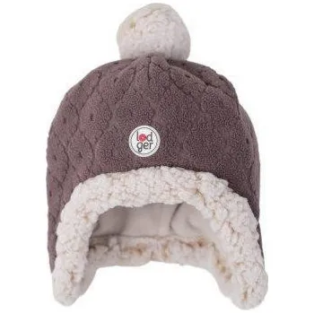 Kojenecká čepice LODGER Hřejivá čepice Hatter Folklore Fleece Mauve 0 - 3 m