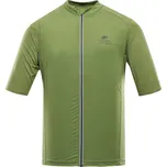 Pánský rychleschnoucí cyklistický dres ALPINE PRO SAGEN 2 turtle green - XXXL