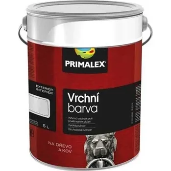 univerzální barva Primalex VRCHNÍ BARVA NA KOV A DŘEVO LESKLÁ - P6200 žluť střední 5 l