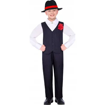 Karnevalový kostým Kostým Gangster 134 cm Maškarní Kostým na Karneval