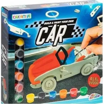 Obraz Puzzle 3D Auto - dřevěné