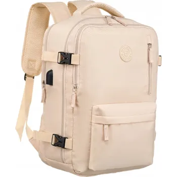 Sportovní batoh Batoh Peterson PTN 20-40 l béžový
