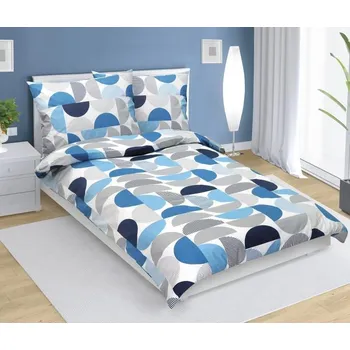Povlečení Povlečení bavlněné Modrá BX1000992 - 140x200, 70x90 cm