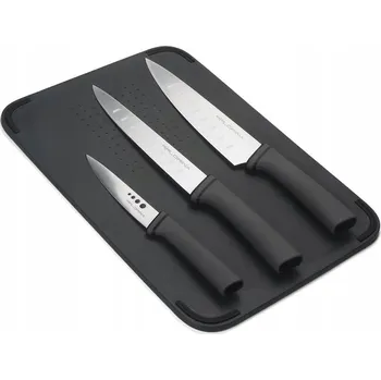 Kuchyňské prkénko Krájecí deska s 3 noži Nordica Florina 35,5x24,8 cm
