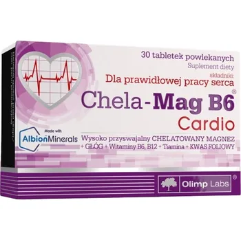 Doplněk stravy Olimp Chela-Mag B6 Cardio 30 tablet hořčík vitamíny