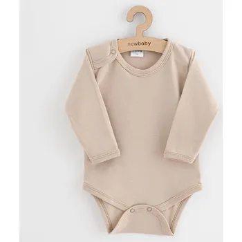 Kojenecký body NEW BABY Kojenecké body New Baby Classic II světle béžové Vel. 86