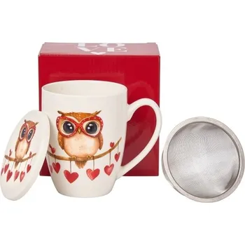 Hrnek Duo Sova porcelán 380 ml