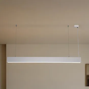 LED Lustr na lanku LED/55W/230V 3000/4000/6500K 120 cm bílá