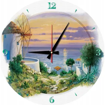 Puzzle ART PUZZLE Puzzle hodiny Večer u Egejského moře 570 dílků (včetně rámu)