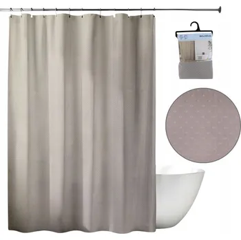 Prostěradlo Závěs 180x200 cm taupe voděodolný do koupelny vany ochranný