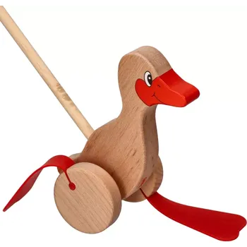 Dřevěná hračka Goki plácačka Husa