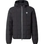 EA7 Emporio Armani Přechodná bunda černá / bílá