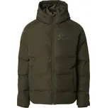 JACK & JONES Zimní bunda JCOBOSTON světle šedá / tmavě zelená